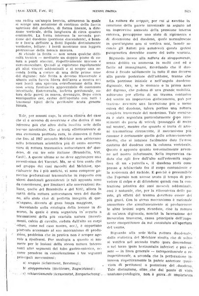 Il policlinico. Sezione pratica periodico di medicina, chirurgia e igiene