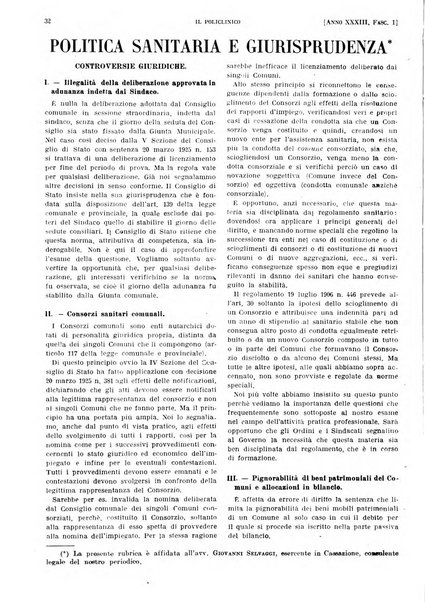 Il policlinico. Sezione pratica periodico di medicina, chirurgia e igiene