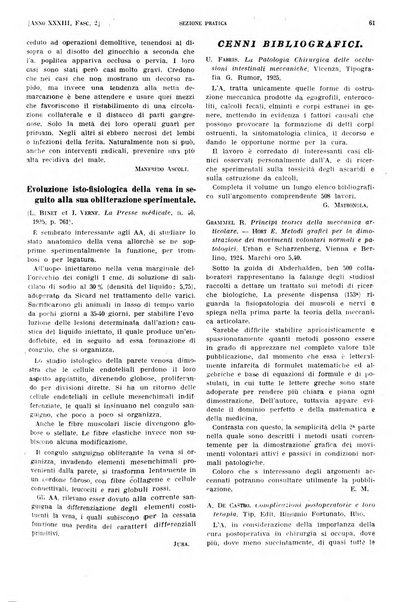 Il policlinico. Sezione pratica periodico di medicina, chirurgia e igiene