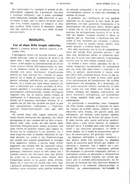 Il policlinico. Sezione pratica periodico di medicina, chirurgia e igiene