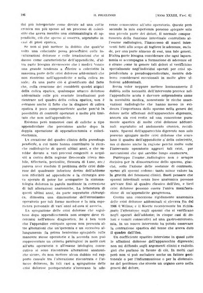 Il policlinico. Sezione pratica periodico di medicina, chirurgia e igiene