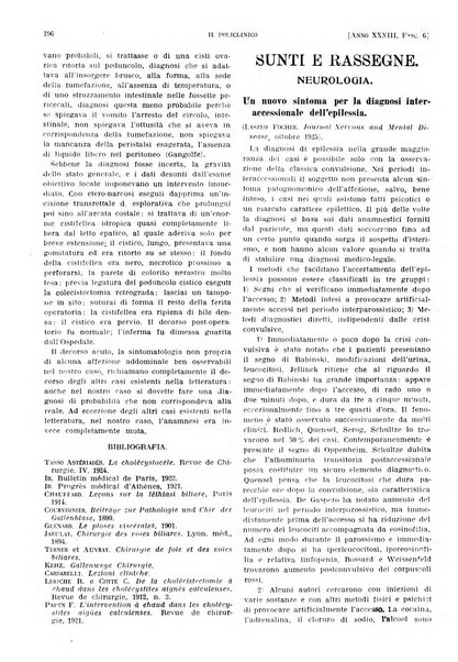 Il policlinico. Sezione pratica periodico di medicina, chirurgia e igiene