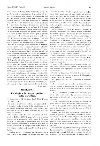 Il policlinico. Sezione pratica periodico di medicina, chirurgia e igiene