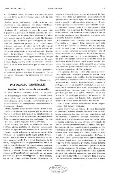 Il policlinico. Sezione pratica periodico di medicina, chirurgia e igiene