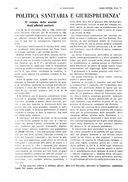 Il policlinico. Sezione pratica periodico di medicina, chirurgia e igiene