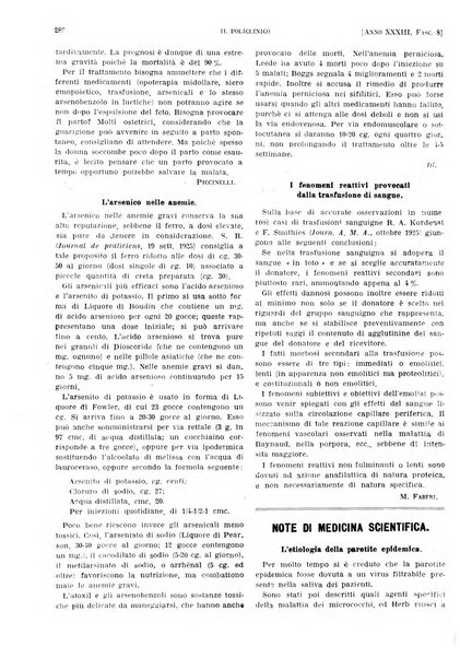 Il policlinico. Sezione pratica periodico di medicina, chirurgia e igiene