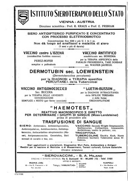 Il policlinico. Sezione pratica periodico di medicina, chirurgia e igiene