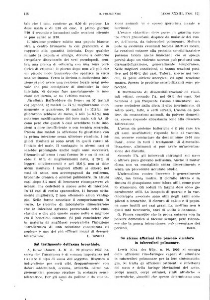 Il policlinico. Sezione pratica periodico di medicina, chirurgia e igiene