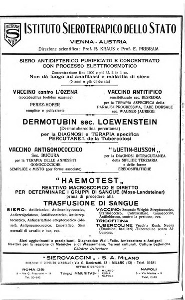 Il policlinico. Sezione pratica periodico di medicina, chirurgia e igiene