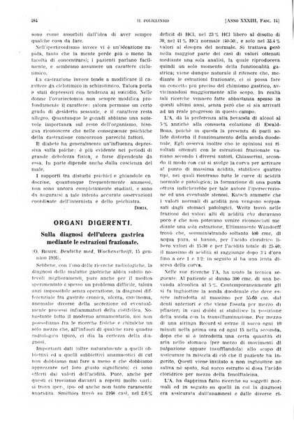 Il policlinico. Sezione pratica periodico di medicina, chirurgia e igiene