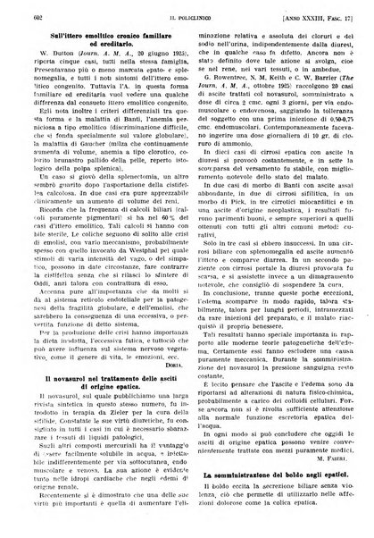 Il policlinico. Sezione pratica periodico di medicina, chirurgia e igiene