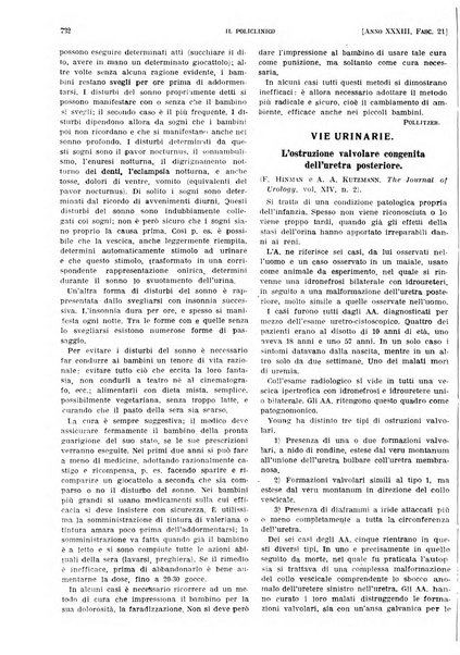 Il policlinico. Sezione pratica periodico di medicina, chirurgia e igiene