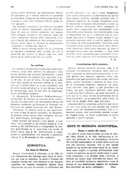 Il policlinico. Sezione pratica periodico di medicina, chirurgia e igiene