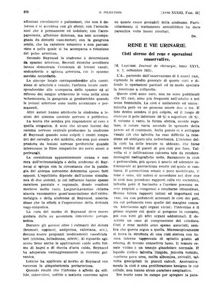 Il policlinico. Sezione pratica periodico di medicina, chirurgia e igiene