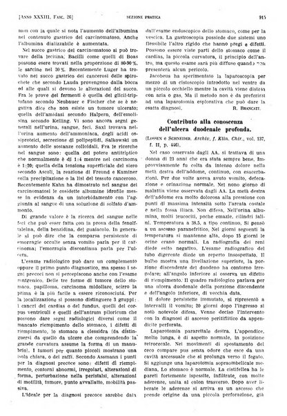 Il policlinico. Sezione pratica periodico di medicina, chirurgia e igiene