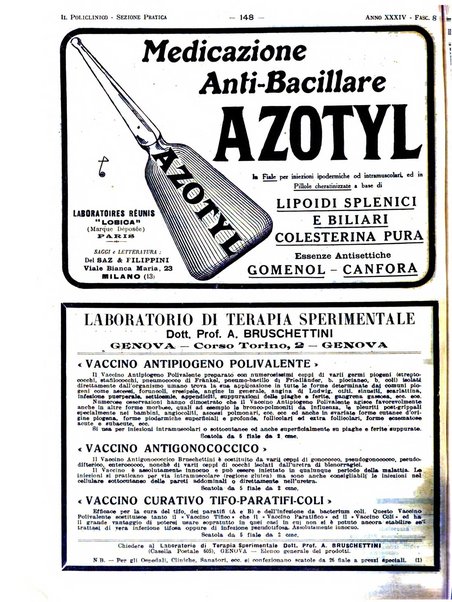 Il policlinico. Sezione pratica periodico di medicina, chirurgia e igiene