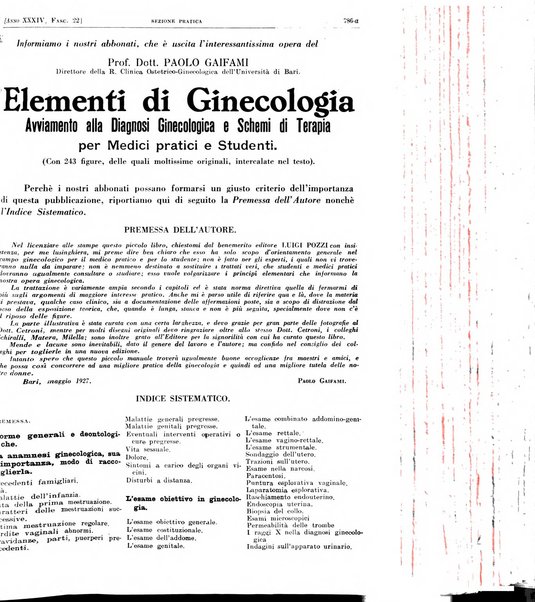 Il policlinico. Sezione pratica periodico di medicina, chirurgia e igiene