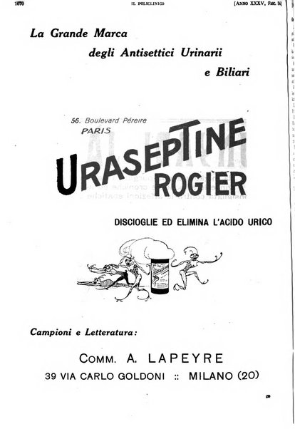 Il policlinico. Sezione pratica periodico di medicina, chirurgia e igiene