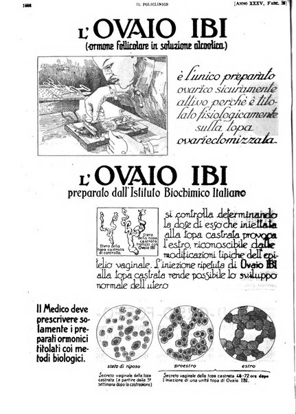 Il policlinico. Sezione pratica periodico di medicina, chirurgia e igiene