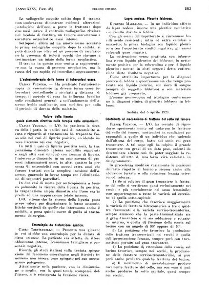 Il policlinico. Sezione pratica periodico di medicina, chirurgia e igiene