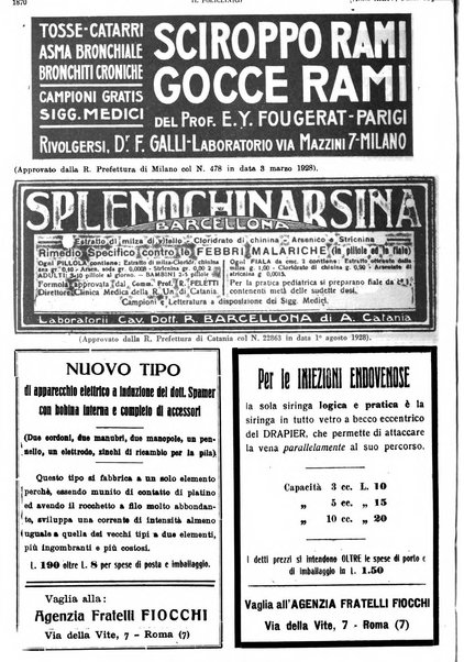 Il policlinico. Sezione pratica periodico di medicina, chirurgia e igiene