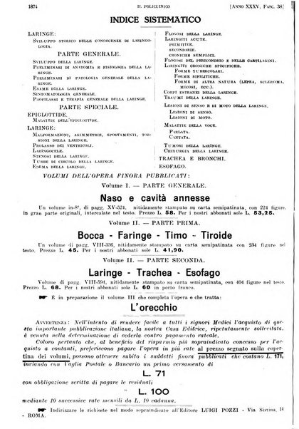 Il policlinico. Sezione pratica periodico di medicina, chirurgia e igiene