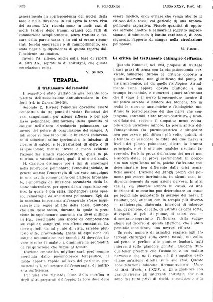 Il policlinico. Sezione pratica periodico di medicina, chirurgia e igiene