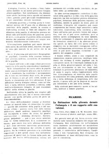 Il policlinico. Sezione pratica periodico di medicina, chirurgia e igiene