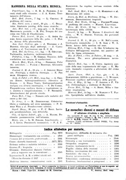 Il policlinico. Sezione pratica periodico di medicina, chirurgia e igiene