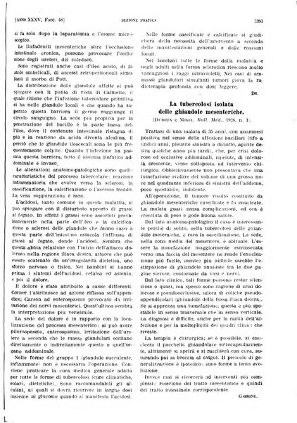 Il policlinico. Sezione pratica periodico di medicina, chirurgia e igiene