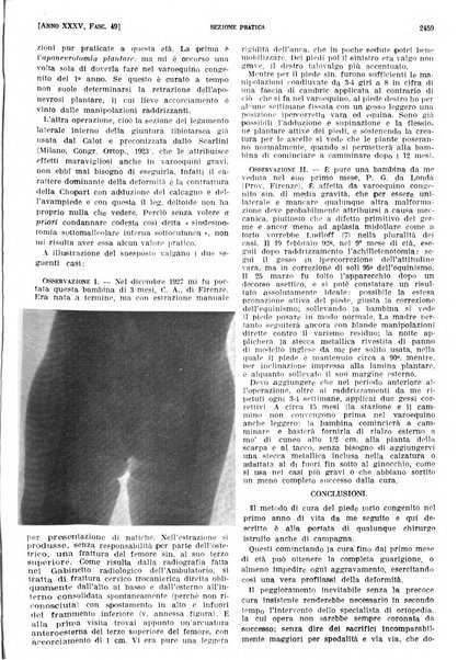 Il policlinico. Sezione pratica periodico di medicina, chirurgia e igiene