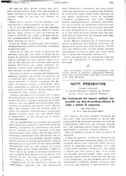 Il policlinico. Sezione pratica periodico di medicina, chirurgia e igiene