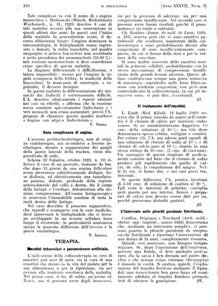 Il policlinico. Sezione pratica periodico di medicina, chirurgia e igiene