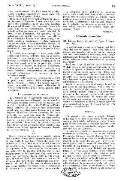 Il policlinico. Sezione pratica periodico di medicina, chirurgia e igiene