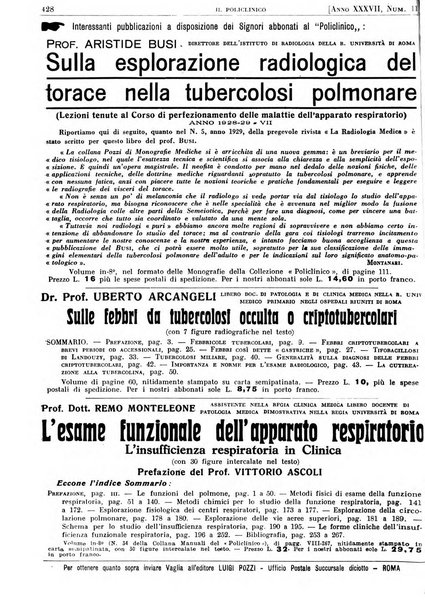 Il policlinico. Sezione pratica periodico di medicina, chirurgia e igiene