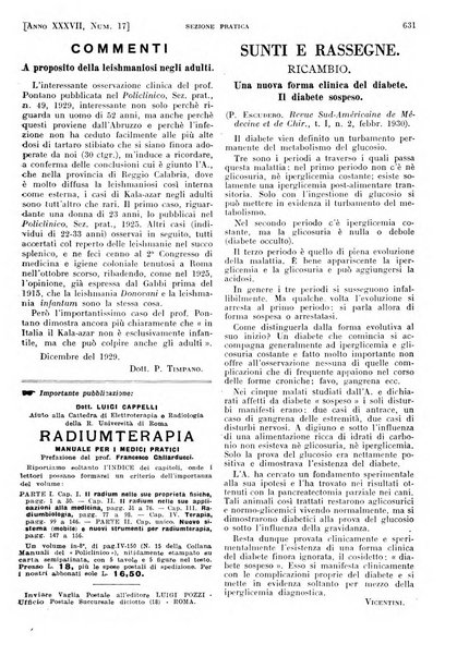 Il policlinico. Sezione pratica periodico di medicina, chirurgia e igiene