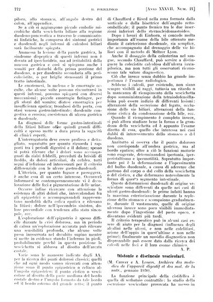 Il policlinico. Sezione pratica periodico di medicina, chirurgia e igiene