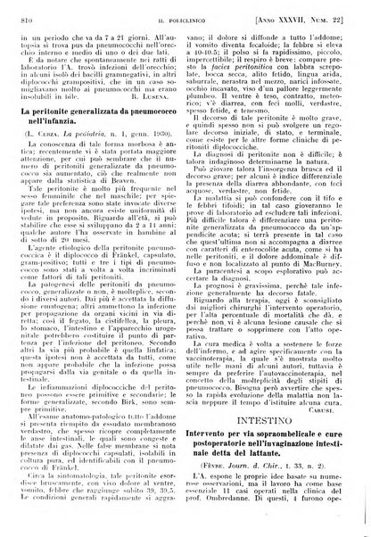 Il policlinico. Sezione pratica periodico di medicina, chirurgia e igiene