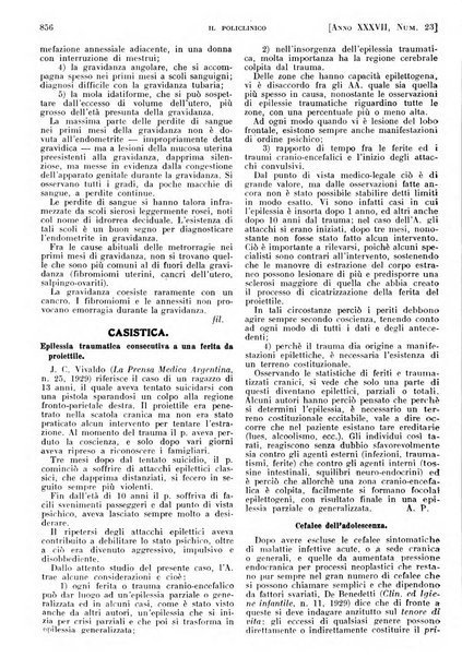 Il policlinico. Sezione pratica periodico di medicina, chirurgia e igiene