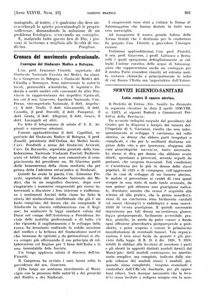 Il policlinico. Sezione pratica periodico di medicina, chirurgia e igiene