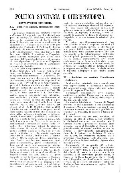 Il policlinico. Sezione pratica periodico di medicina, chirurgia e igiene