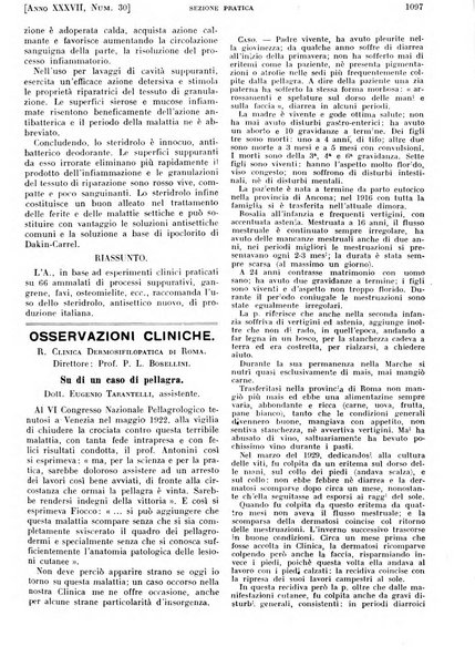 Il policlinico. Sezione pratica periodico di medicina, chirurgia e igiene