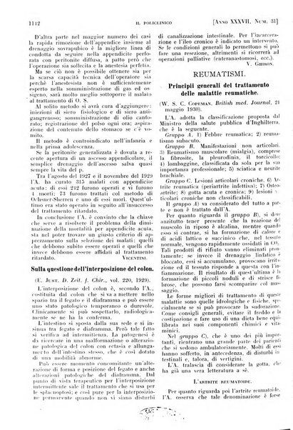 Il policlinico. Sezione pratica periodico di medicina, chirurgia e igiene