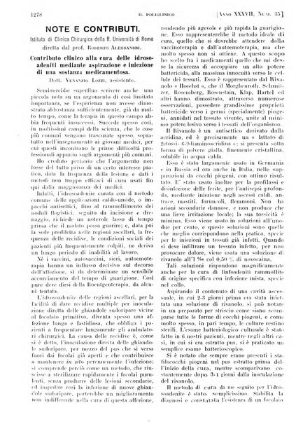 Il policlinico. Sezione pratica periodico di medicina, chirurgia e igiene