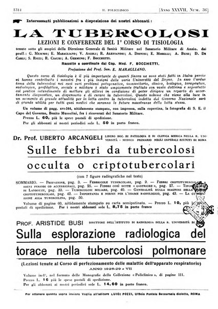 Il policlinico. Sezione pratica periodico di medicina, chirurgia e igiene