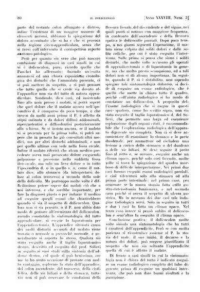 Il policlinico. Sezione pratica periodico di medicina, chirurgia e igiene