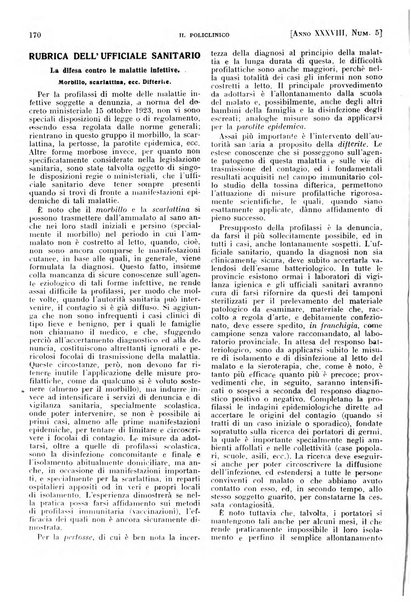 Il policlinico. Sezione pratica periodico di medicina, chirurgia e igiene