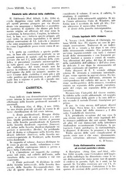 Il policlinico. Sezione pratica periodico di medicina, chirurgia e igiene