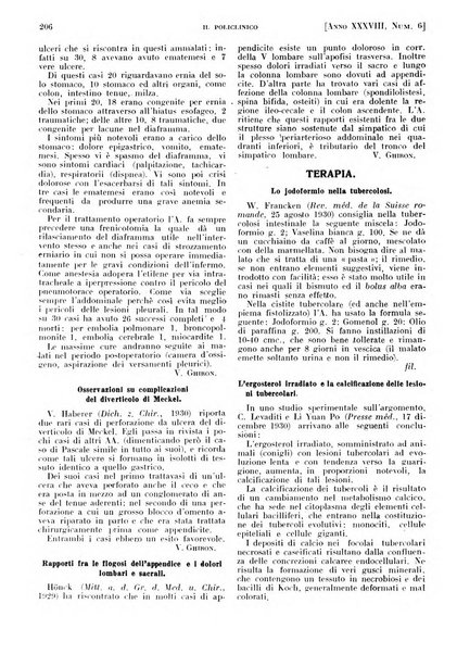 Il policlinico. Sezione pratica periodico di medicina, chirurgia e igiene