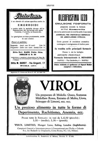 Il policlinico. Sezione pratica periodico di medicina, chirurgia e igiene